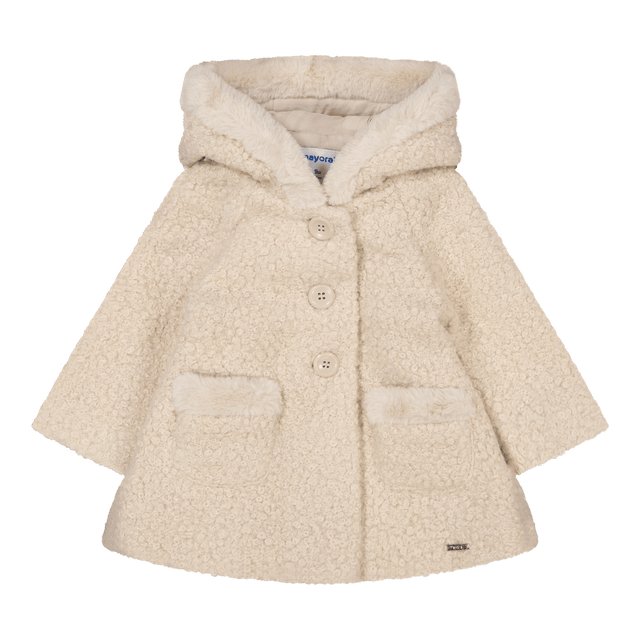Mayoral Baby Girls Coat Beige Mayoral Baby Girls Coat Beige