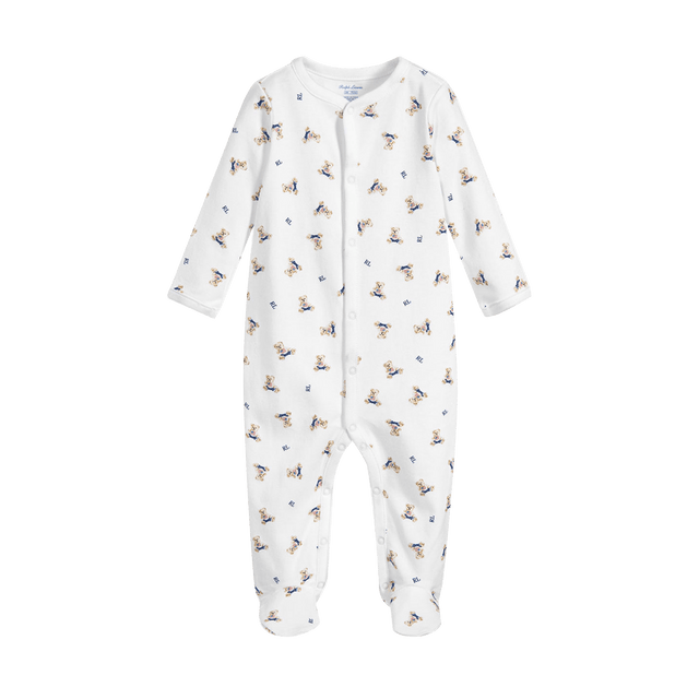 Ralph Lauren Baby Boys Bodysuit White Ralph Lauren Baby Boys Bodysuit White