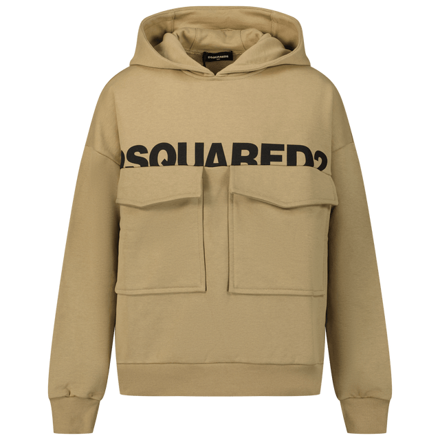 Dsquared2 Kids Unisex Sweater Camel Dsquared2 Kids Unisex Sweater Camel