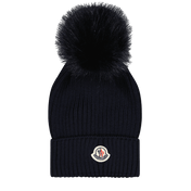 Image 44003909468442 Moncler Kinder Meisjes Muts Navy