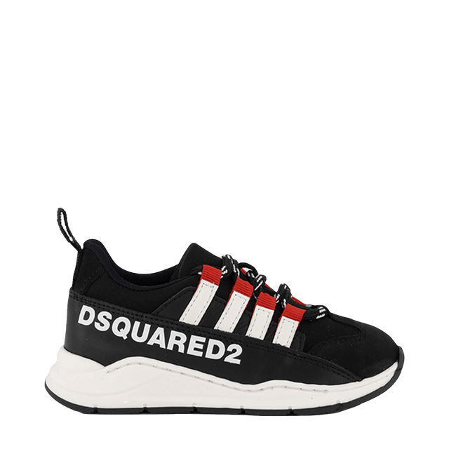 Dsquared2 Kids Unisex Sneakers Black Dsquared2 Kids Unisex Sneakers Black