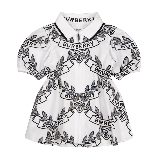 Burberry Baby Girls Dress White Burberry Baby Girls Dress White