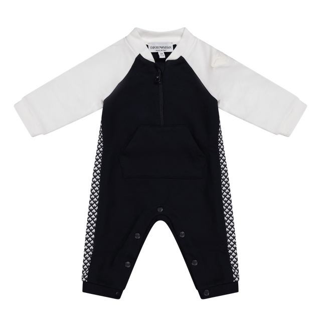 Armani Baby Boys Bodysuit Navy Armani Baby Boys Bodysuit Navy