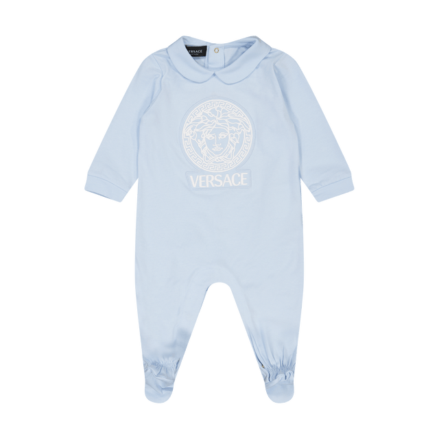 Versace Baby Unisex Bodysuit Light Blue Versace Baby Unisex Bodysuit Light Blue