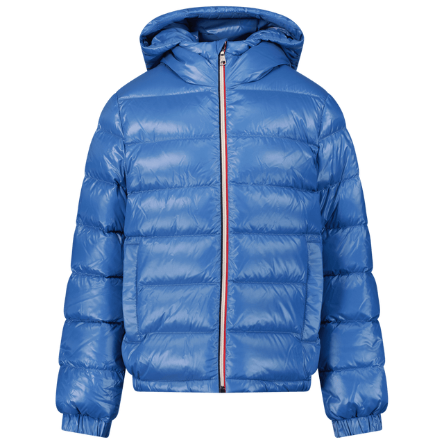 Moncler Kids Boys Coat Blue Moncler Kinder Jongens Jas Blauw - Superstellar