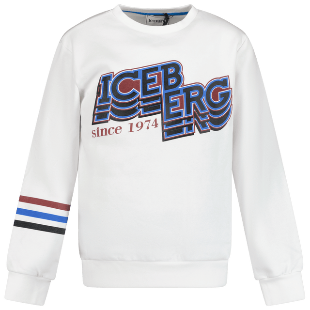 Iceberg Kids Boys Sweater White Iceberg Kids Boys Sweater White