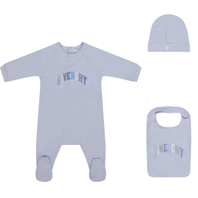 Givenchy Baby Unisex Bodysuit Light Blue Givenchy Baby Unisex Bodysuit Light Blue
