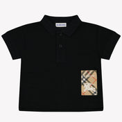 Image 72341939618174 Burberry Johane Baby Jongens Polo In Zwart