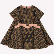 Image 72573395239294 Fendi Baby Meisjes Jurk In Bruin