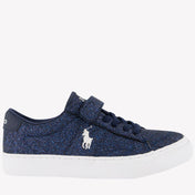 Image 47793686446362 Ralph Lauren Ryley Ps Girls Sneakers Navy