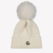 Image 46144300056858 Moncler Girls Hat Offwhite