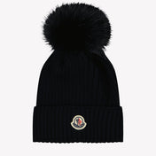 Image 46144439353626 Moncler Girls Hat Navy