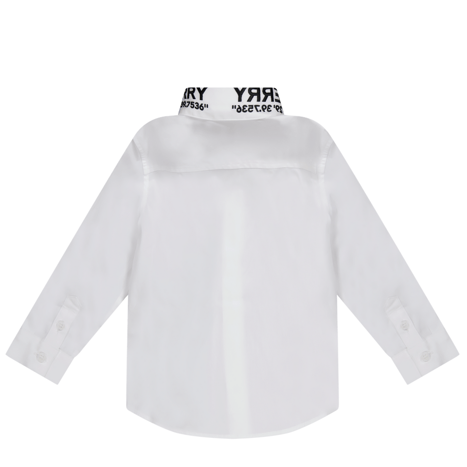 Burberry Baby Boys Blouse White