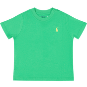 Ralph Lauren Bebek Erkekler Tişört Yeşil