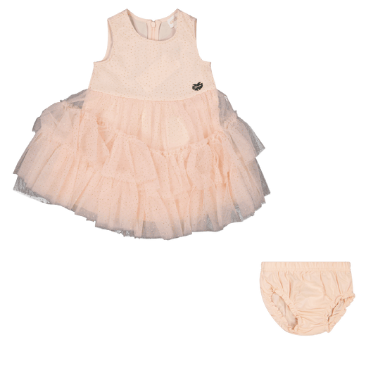 Guess Baby Girls Dress Salmon