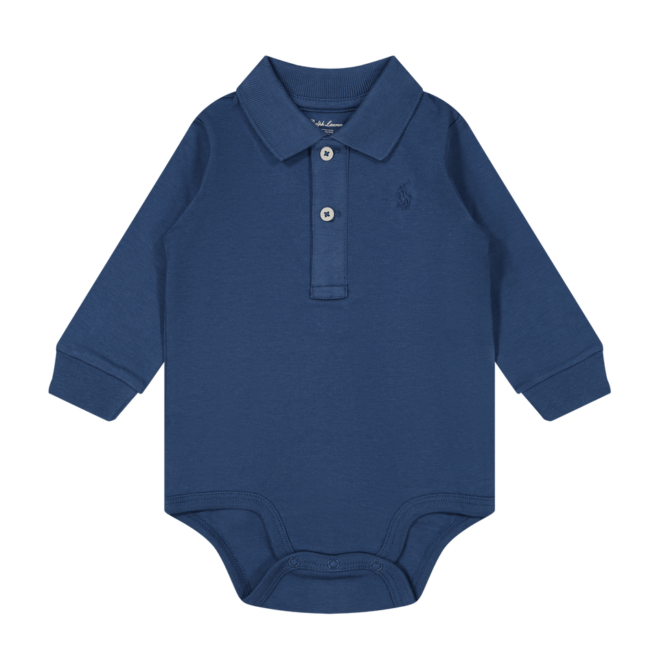 Ralph Lauren Baby Boys Bodysuit Blue