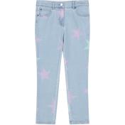 Stella McCartney Kids Girls Jeans Light Blue