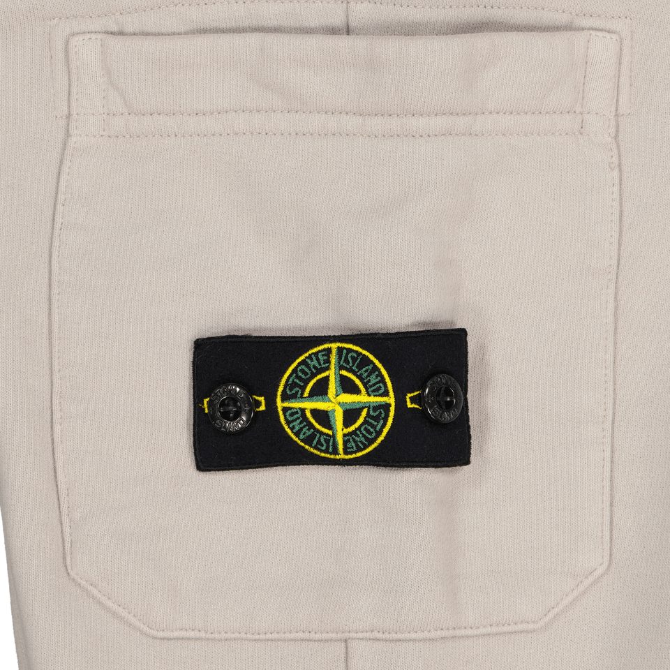 Stone Island Kinder Jongens Broek Beige - Superstellar