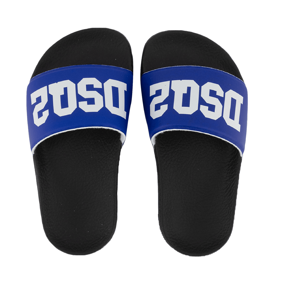 Dsquared2 Kids Unisex Flip-Flops Cobalt Blue