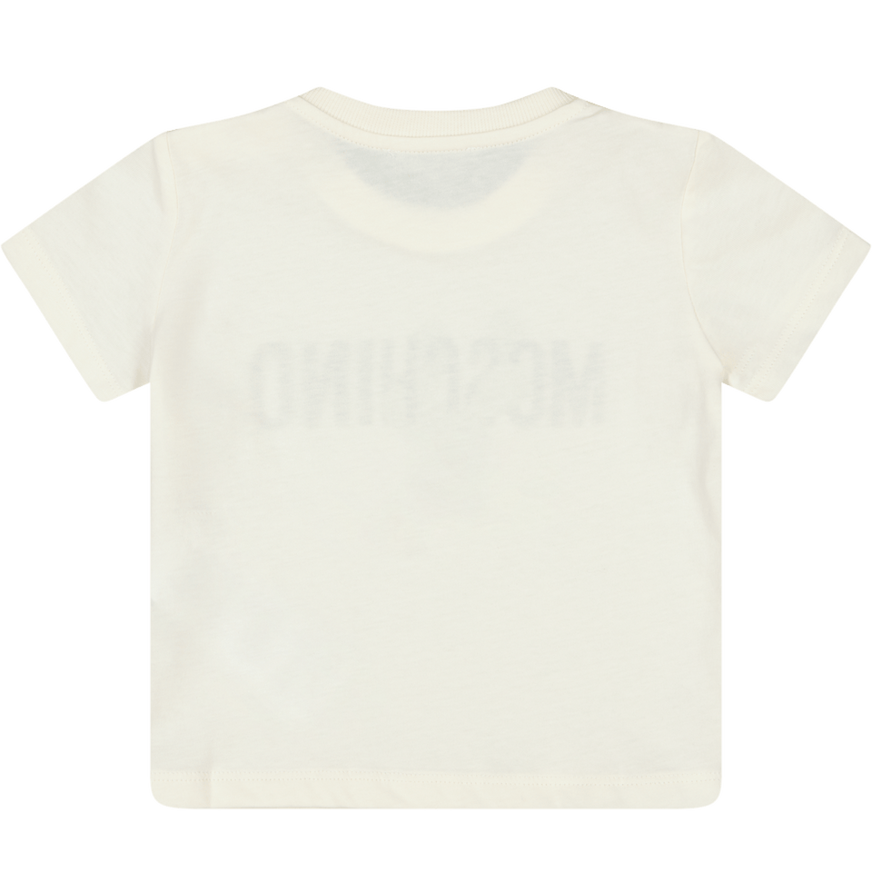 Moschino Baby Unisex T-Shirt Off White