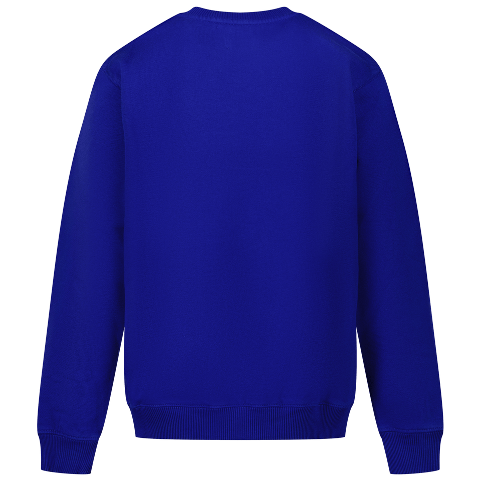 Off-White Kids Boys Sweater Cobalt Blue