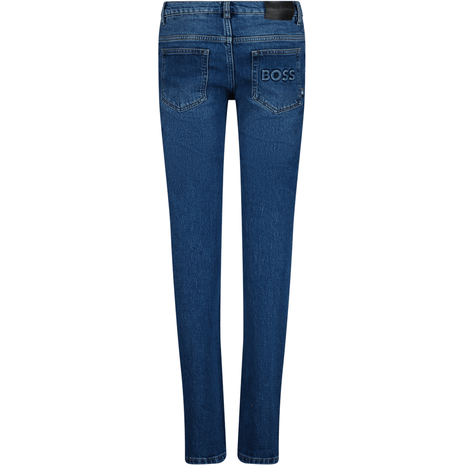 Boss Kinder Jongens Jeans Blauw