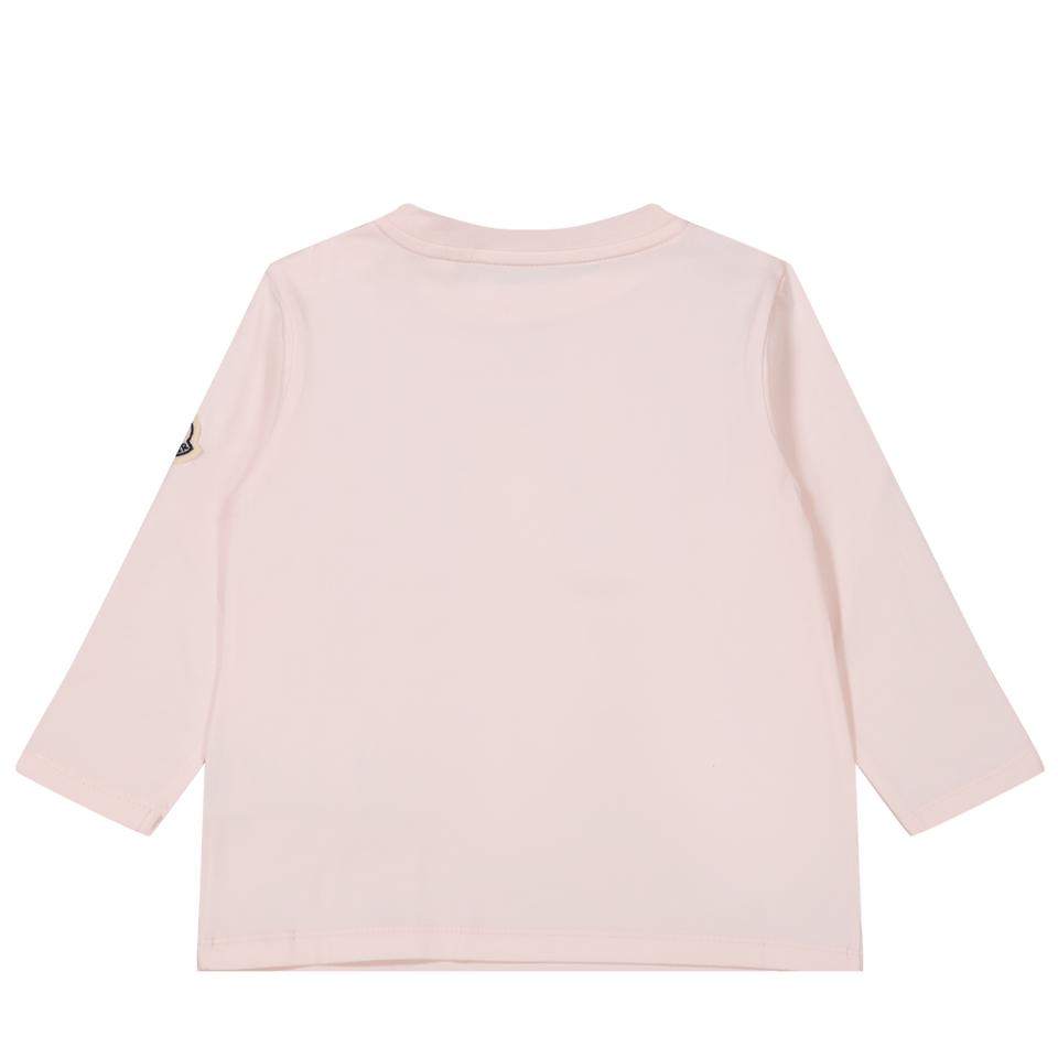 Moncler Baby Meisjes T-Shirt Licht Roze - Superstellar