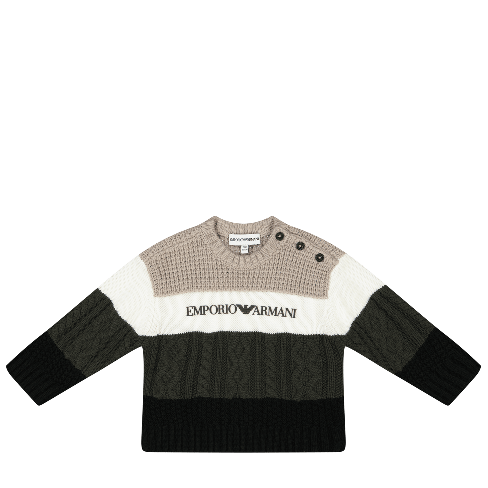 Armani Baby Boys Sweater Beige