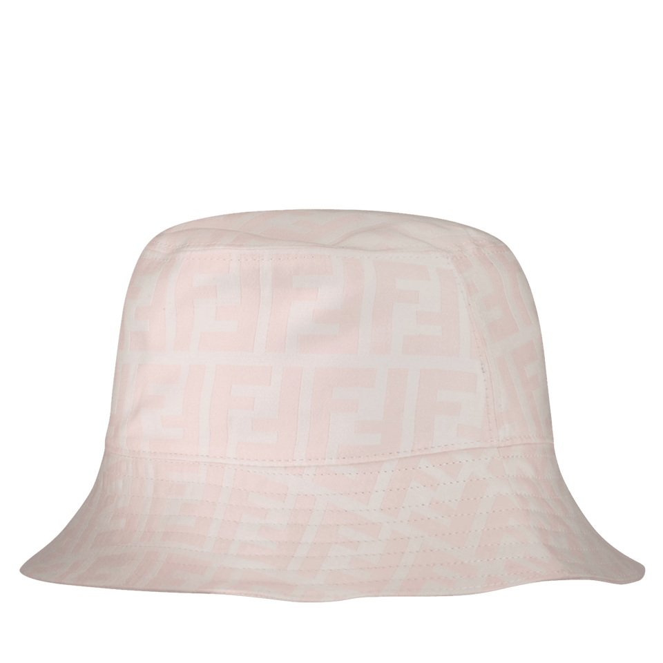 Fendi Baby Girls Hat Light Pink