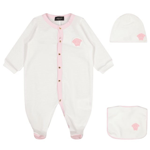 Versace Baby Unisex Bodysuit Light Pink