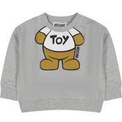 Moschino bebek unisex sweater gri