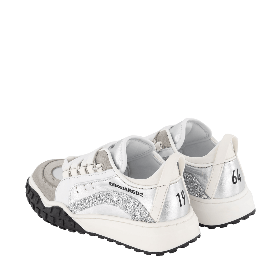 Dsquared2 Kids Unisex Sneakers Silver