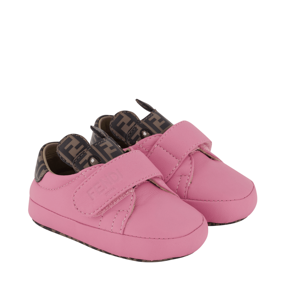 Fendi Baby Unisex Shoes Pink