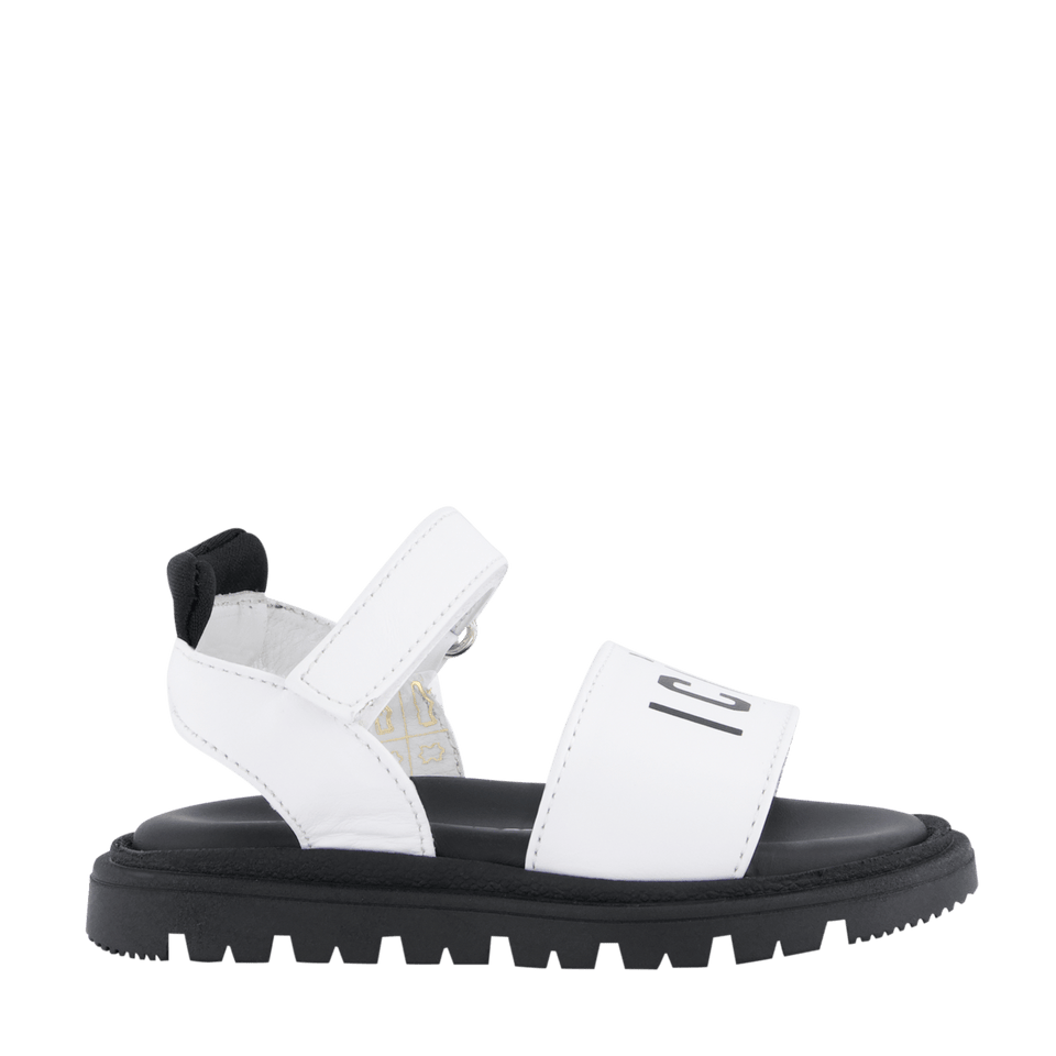 Dsquared2 Kinder Unisex Sandalen Wit 19