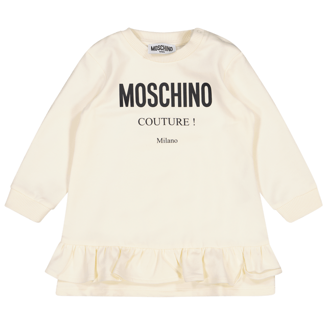 Moschino Baby Girls Dress Off White