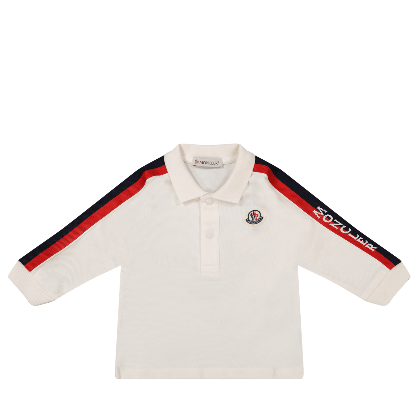 Moncler Baby Jongens Polo Off White - Superstellar