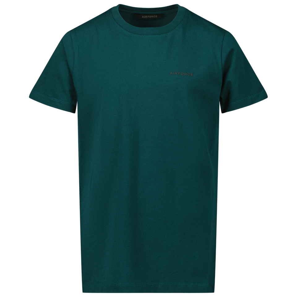 Airforce Kids Boys T-Shirt Dark Green
