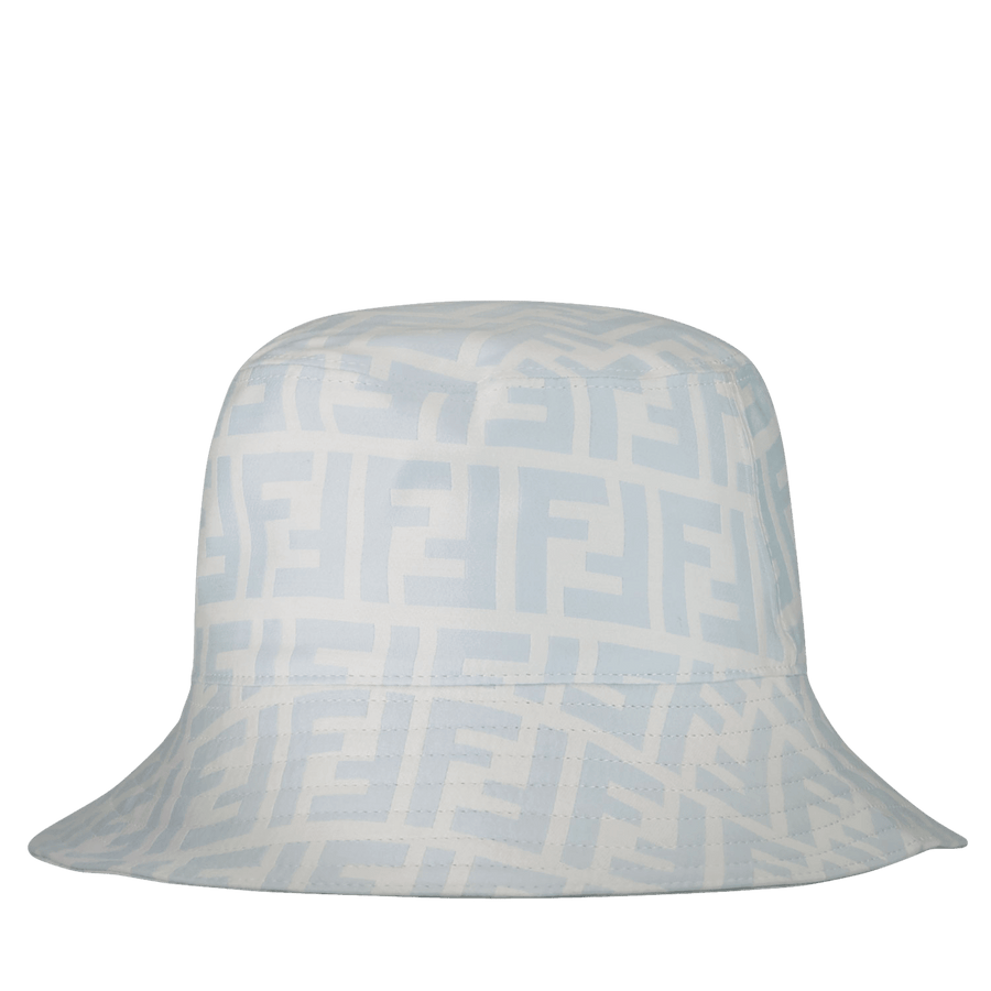 Fendi Baby Unisex Hoed Licht Blauw