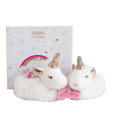 Doudou et Compagnie Baby Slofjes Wit