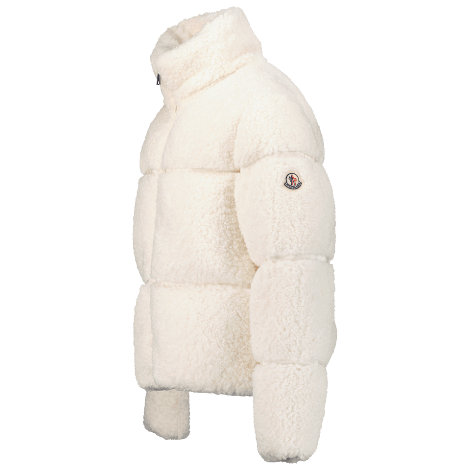 Moncler Kinder Meisjes Jas Off White - Superstellar