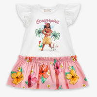 MonnaLisa Kids Girls Dress In White
