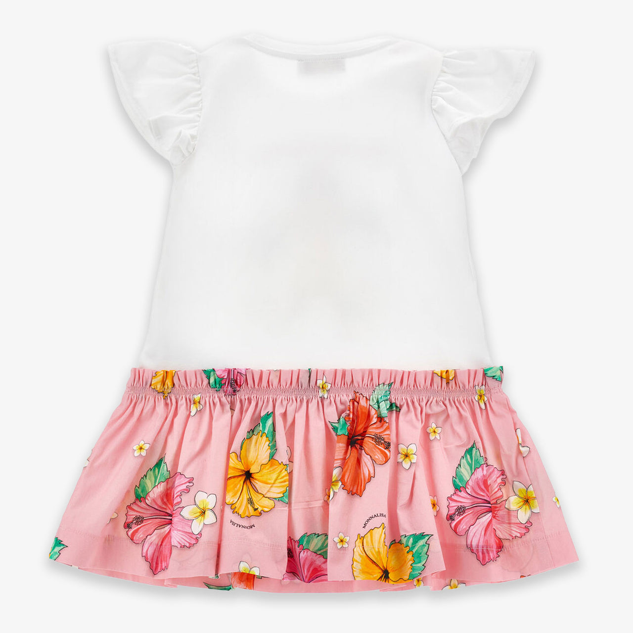 MonnaLisa Kids Girls Dress In White