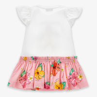 MonnaLisa Kids Girls Dress In White
