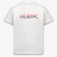 Off-White Kids Boys T-Shirt In White
