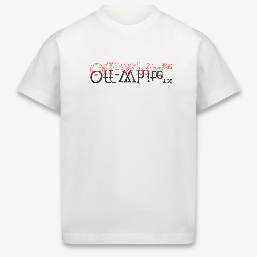 Off-White Kids Boys T-Shirt In White
