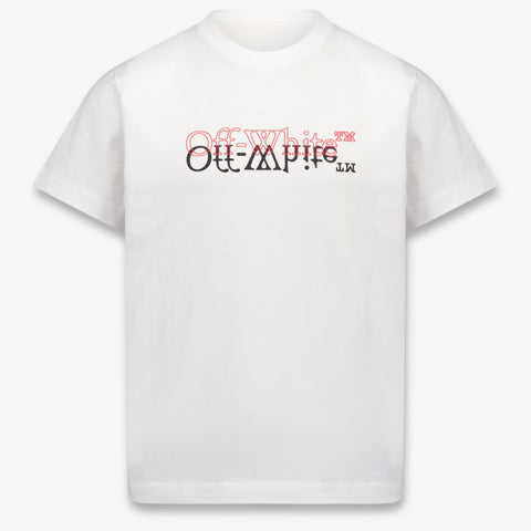 Off-White Kids Boys T-Shirt In White