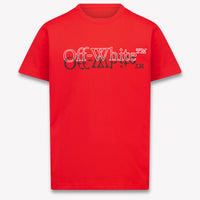 Off-White Kids Boys T-Shirt In Red