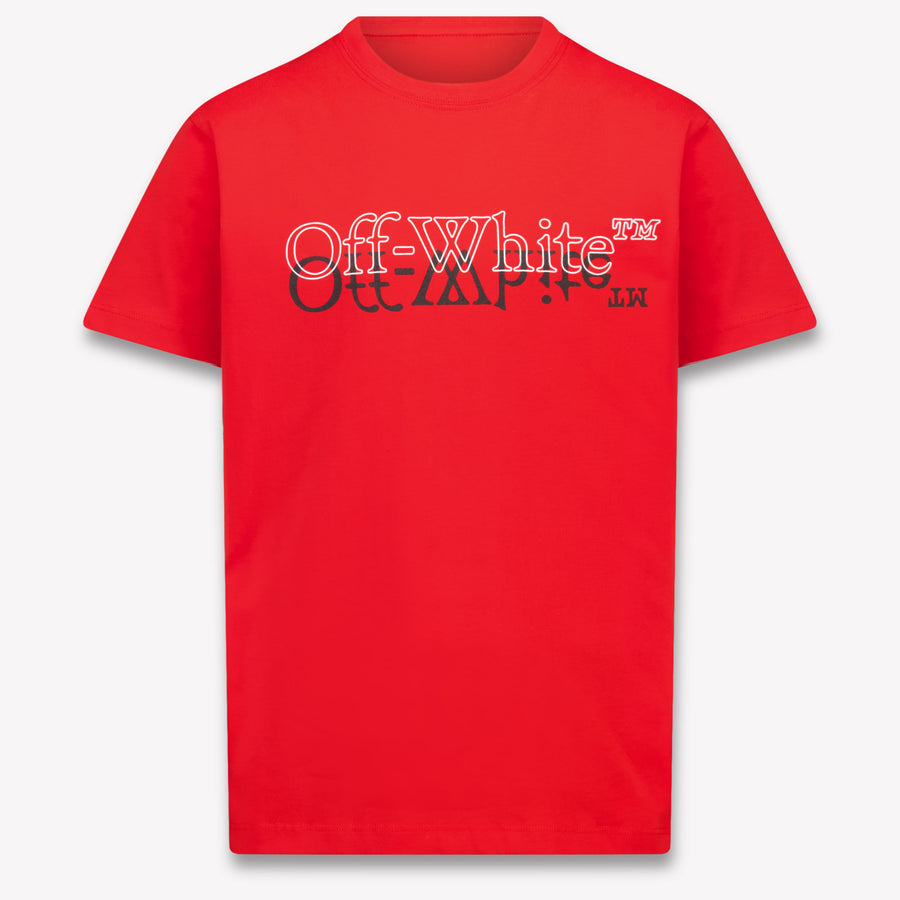 Off-White Kids Boys T-Shirt In Red