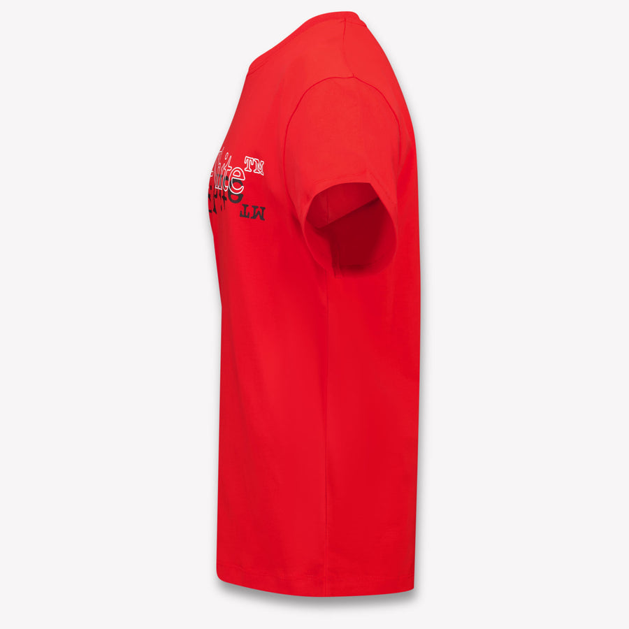 Off-White Kids Boys T-Shirt In Red