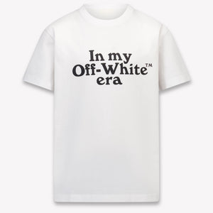 Off-White Kinder Jongens T-Shirt In Wit